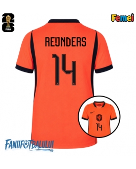 Țările de Jos Tijjani Reijnders #14 Echipament de Fotbal Replică Mondial 2026 Femei Acasa